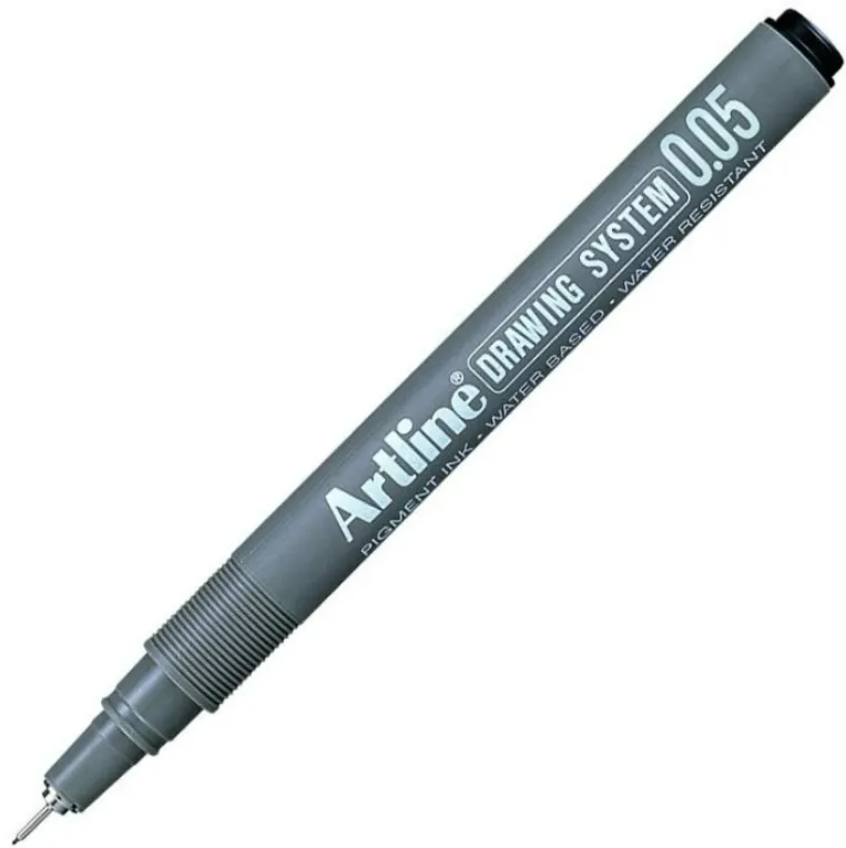 Artline Liner pentru desen tehnic ARTLINE, varf fetru 0.05mm - gri