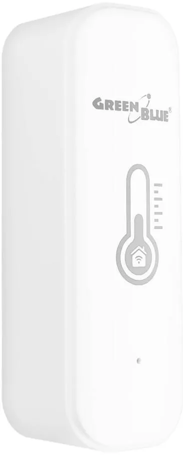 GREENBLUE WiFi Temperature and Humidity Sensor, Android/iOS/Alexa/Google Home, 3.0V DC, LR03x2, GB737