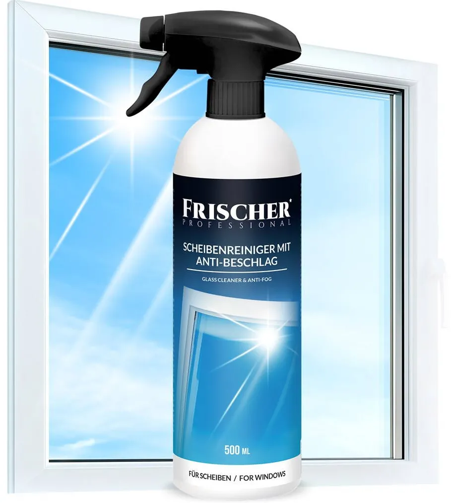 FRISCHER glass cleaner with anti-vapour function 0,5l