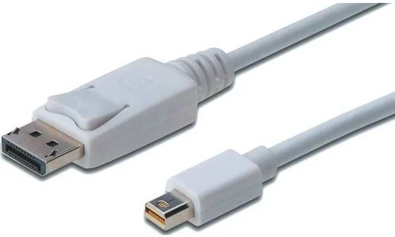 Assmann DisplayPort Male - miniDisplayPort Male, v1.1a, 2m, alb
