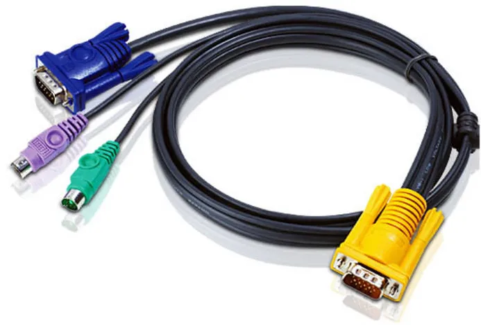 Cablu ATEN ATEN Cablu prelungire KVM (HD15-SVGA, PS/2, PS/2) - 2m