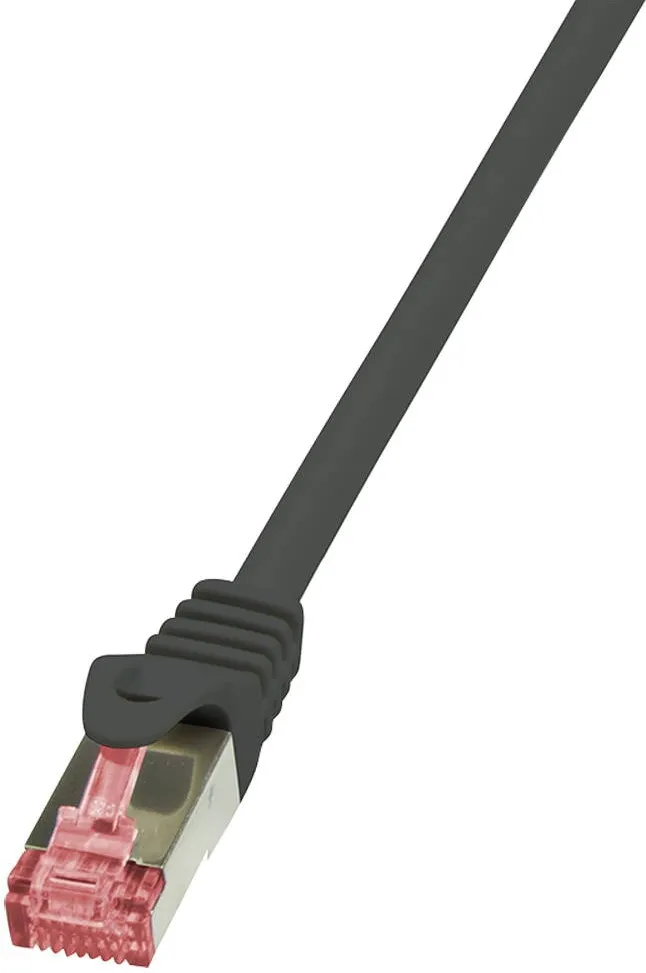 Cablu Logilink Patchcord Cat.6 S/FTP PIMF PrimeLine 2,00m, negru