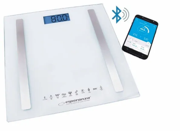 Cantar corporal Esperanza EBS016W Electronic Square White