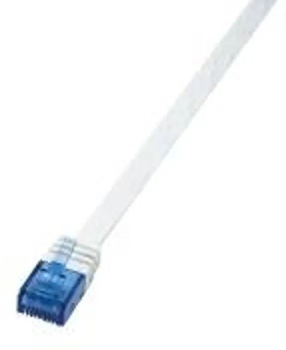 Accesoriu Retea Logilink Cablu Retea SlimLine- 25 cm - white
