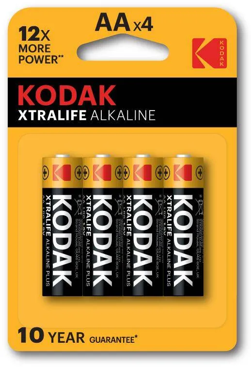 KODAK Baterie XTRALIFE alkaline AA (4 pack)