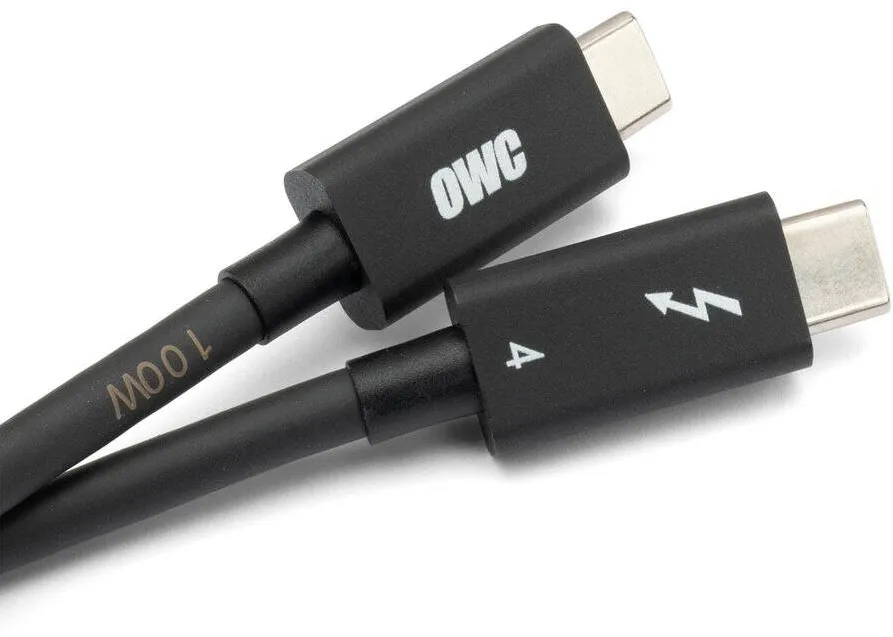 OWC Cablu Date OWCCBLTB4C1.0M 1 m USB 3.2 Gen 2 (3.1 Gen 2) USB C Black
