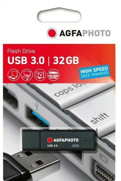 Memorie USB AgfaPhoto black 32GB