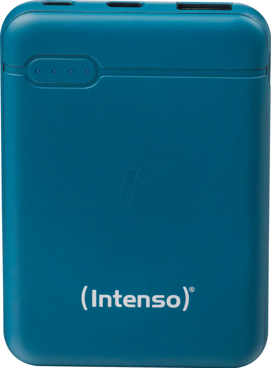 Intenso Baterie externa XS5000, 5000 mAh, 1x USB, 1x USB-C, 2.1A, Petrol