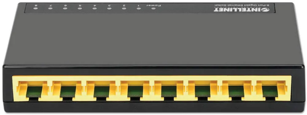 Switch Intellinet Desktop 8-Port Gigabit Ethernet Negru