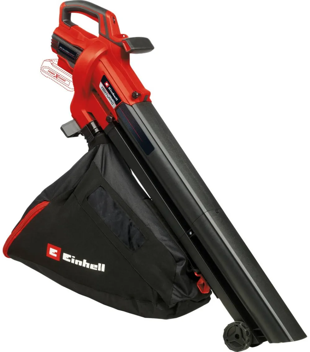 Einhell Cordless leaf vacuum VENTURRO 18/210, 18V, leaf vacuum/leaf blower (red/black, without battery and charger)
