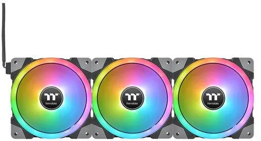 Thermaltake Set 3 ventilatoare TT Premium Swafan EX12 120mm RGB