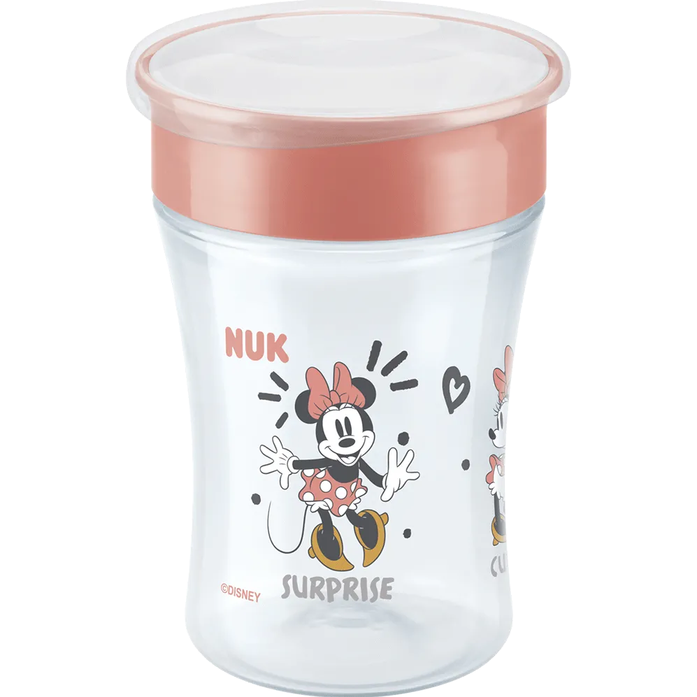 NUK Cana Magic Disney Minnie Mouse 10255622, 8 luni+, 230 ml, Roz