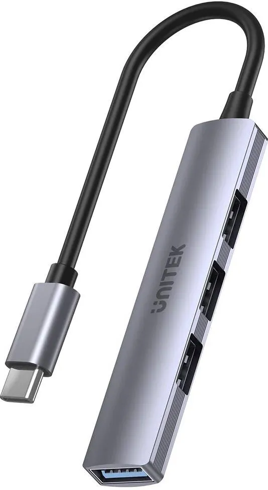Hub USB Unitek H1208B USB-C / 3x USB-A 2.0, USB-A 3.0