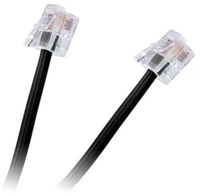 Generic CABLU TELEFON EXTENSIE NEGRU 15M