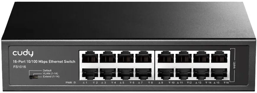 Switch Cudy Cudy FS1016 network Fast Ethernet (10/100) Black