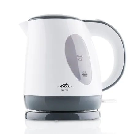 ETA ETA560490000 SOFIE Electric Kettle, 2200 W, Capacity 1 L, White