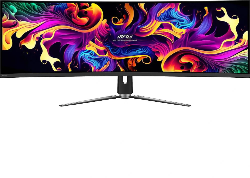 Monitor MSI MPG 491CQPDE QD-OLED, gaming - 49 - black, DQHD, QD-OLED, curved, Adaptive-Sync, 144Hz panel
