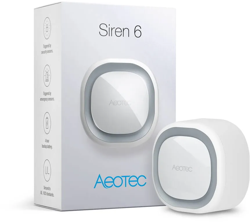 Aeotec Siren 6, Z-Wave Plus