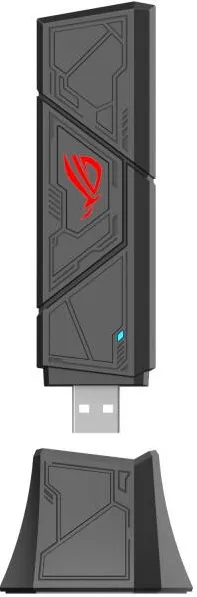 Adaptor Wireless Asus  ROG USB-BE92 Tri-Band Wi-Fi Adapter, Wi-Fi 7, 802.11be