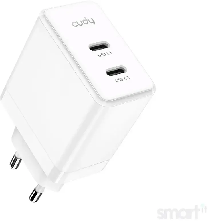 Cudy  2-Port 40W USB-C Charger EU Plug