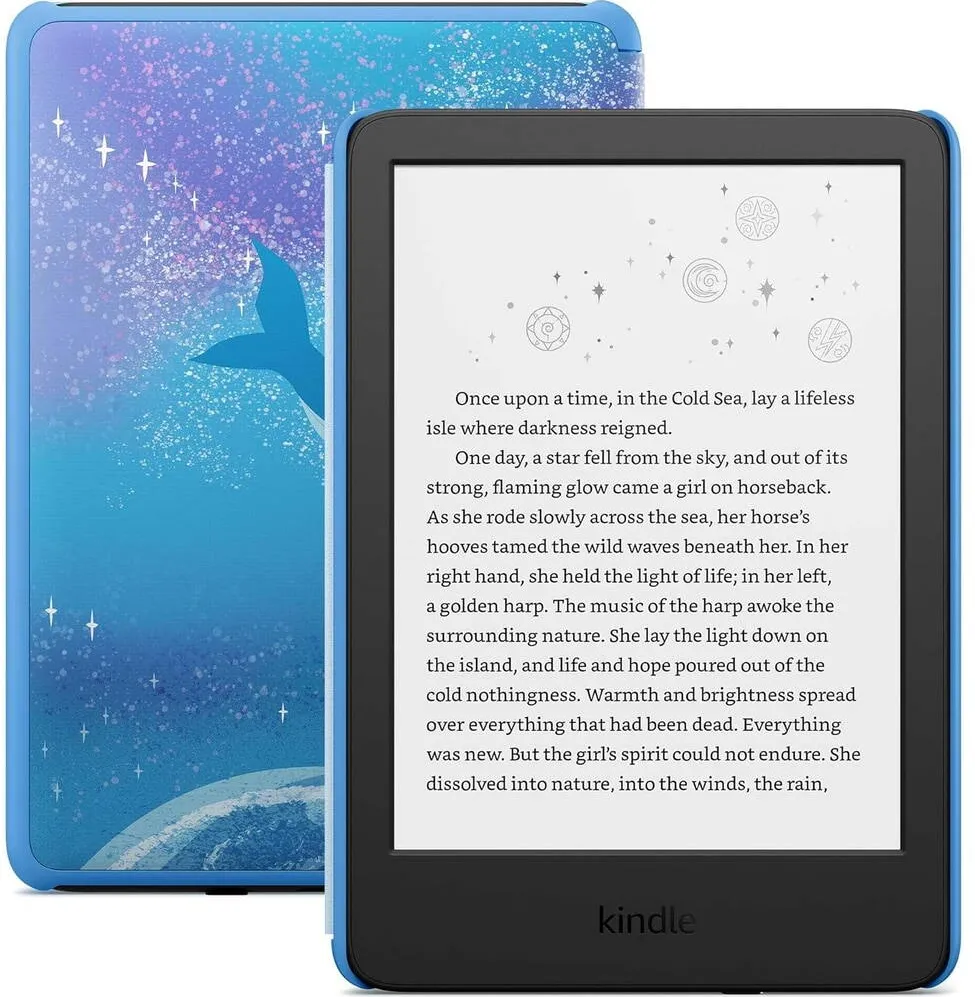 eBook Reader Kindle Kids Edition (16GB) Space Whale Design