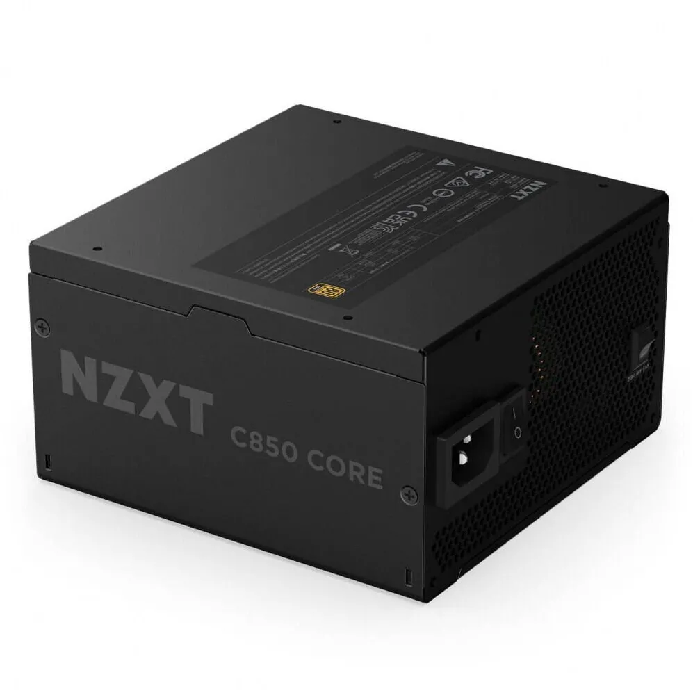 Sursa PC NZXT Sursa de alimentare NZXT C850 Core 850W 80+ Gold ATX 3.1 PCIe 5.1, Modulara, putere mare, constructie solida