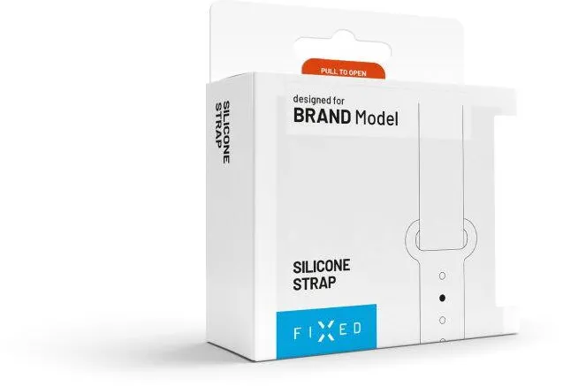 Fixed Silicone Strap for Xiaomi Mi Band 3/4, Black
