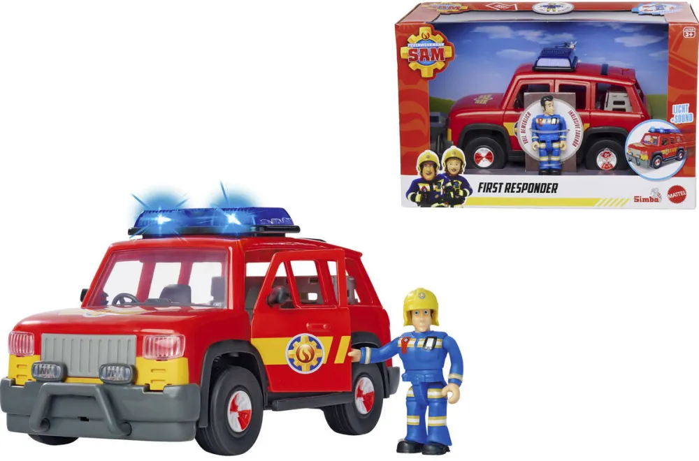 Jucarie creativa Simba-Dickie Simba Fireman Sam First Responder Vehicle, Toy Vehicle