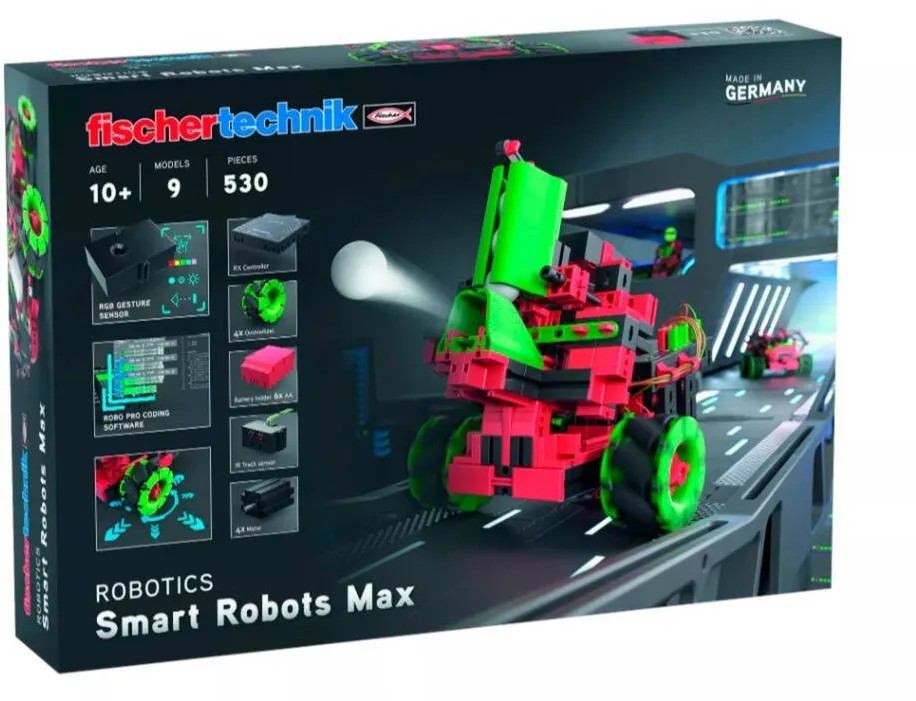 Jucarie creativa Fischer fischertechnik fischertechnik Smart Robots Max, experiment kit