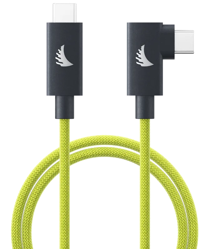 Angelbird Angelbird Cable I USB-C 4.0 I Solid Flex Cable Right-Angle I Lime I 32 cm