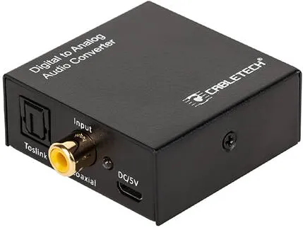 Adaptor Cabletech CONVERTOR SEMNAL AUDIO DIGITAL LA ANALOG