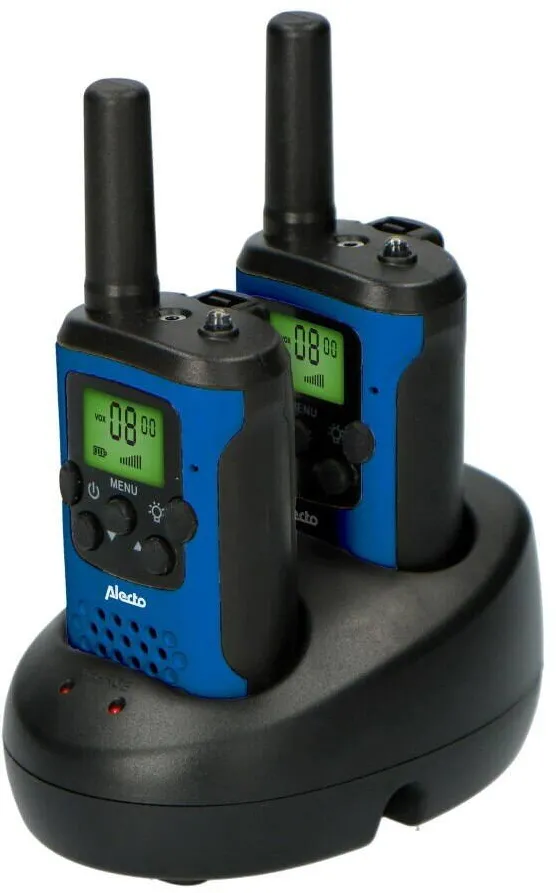 Alecto Set 2xstatii portabile Alecto FR175BW, 7km, Negru/Albastru