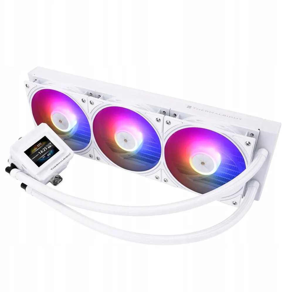 THERMALRIGHT CPU AIO Frozen Warframe 360 SE ARGB, Racire cu lichid, 360mm, 3x TL-P12-S 120mm, S-FDB, 4-PIN Alb