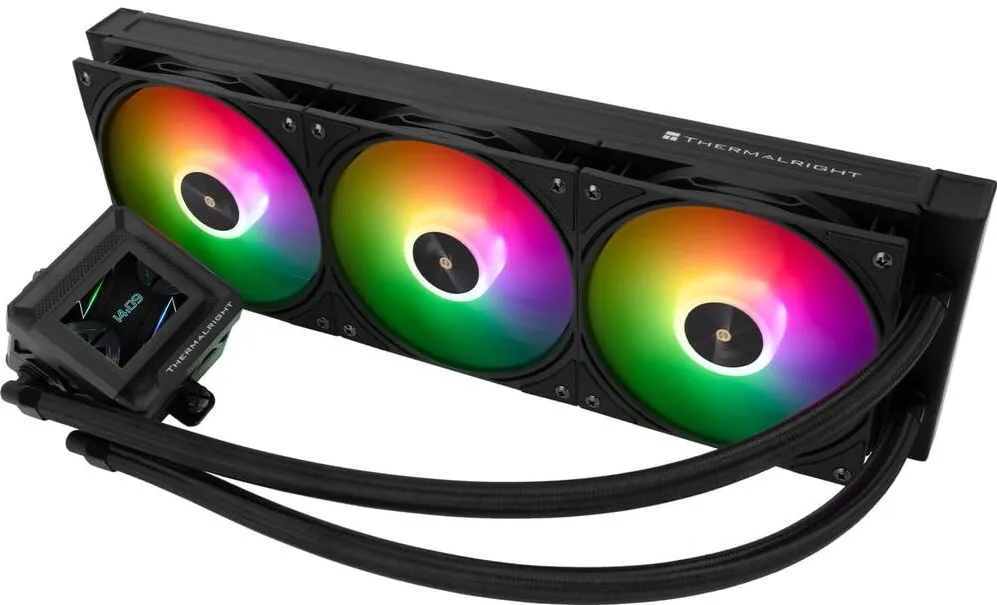 THERMALRIGHT CPU AIO Frozen Warframe 360 SE ARGB, Racire cu lichid, 360mm, 3x TL-P12-S 120mm, S-FDB, 4-PIN Negru