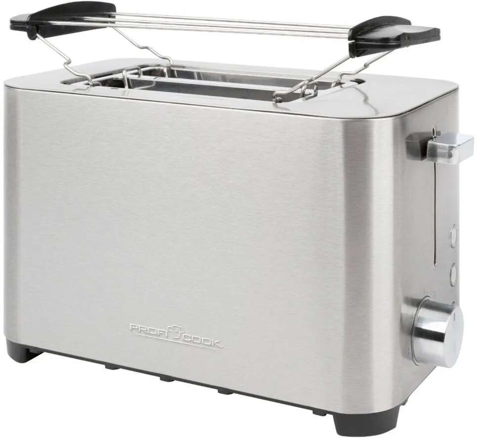Profi Cook Prajitor de paine, PROFI COOK, ProfiCook PC TA 1251, 2 felii, 750 W, Otel inoxidabil