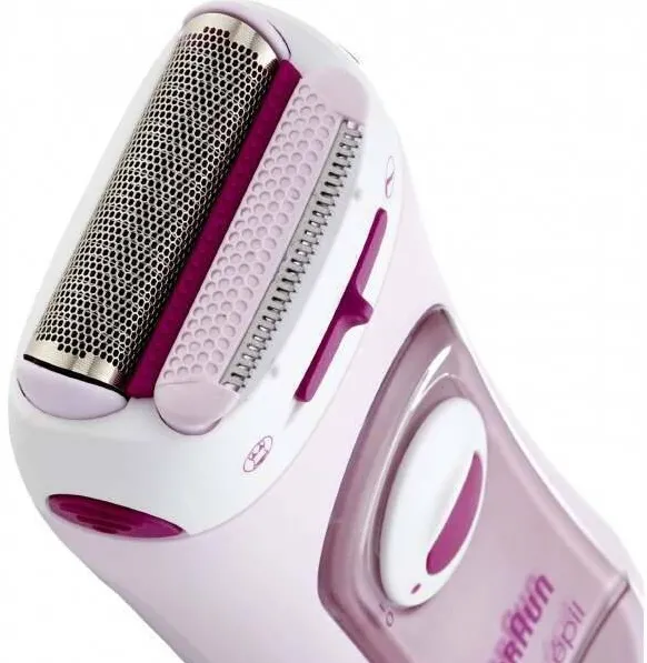 BRAUN Aparat de ras/epilat pentru femei, BRAUN LS5100 SILKEPIL, lavabil, cu baterii