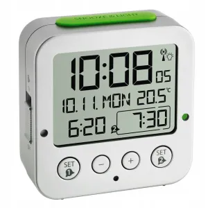 TFA Ceas Desteptator TFA BINGO 60.2528.54, Gri, Afisaj Digital