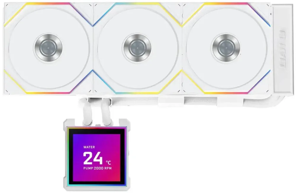 Cooler Lian Li Racitor procesor Lian Li Hydroshift II LCD-S 360TL alb, RGB, 3.4", 1851x1700 RPM