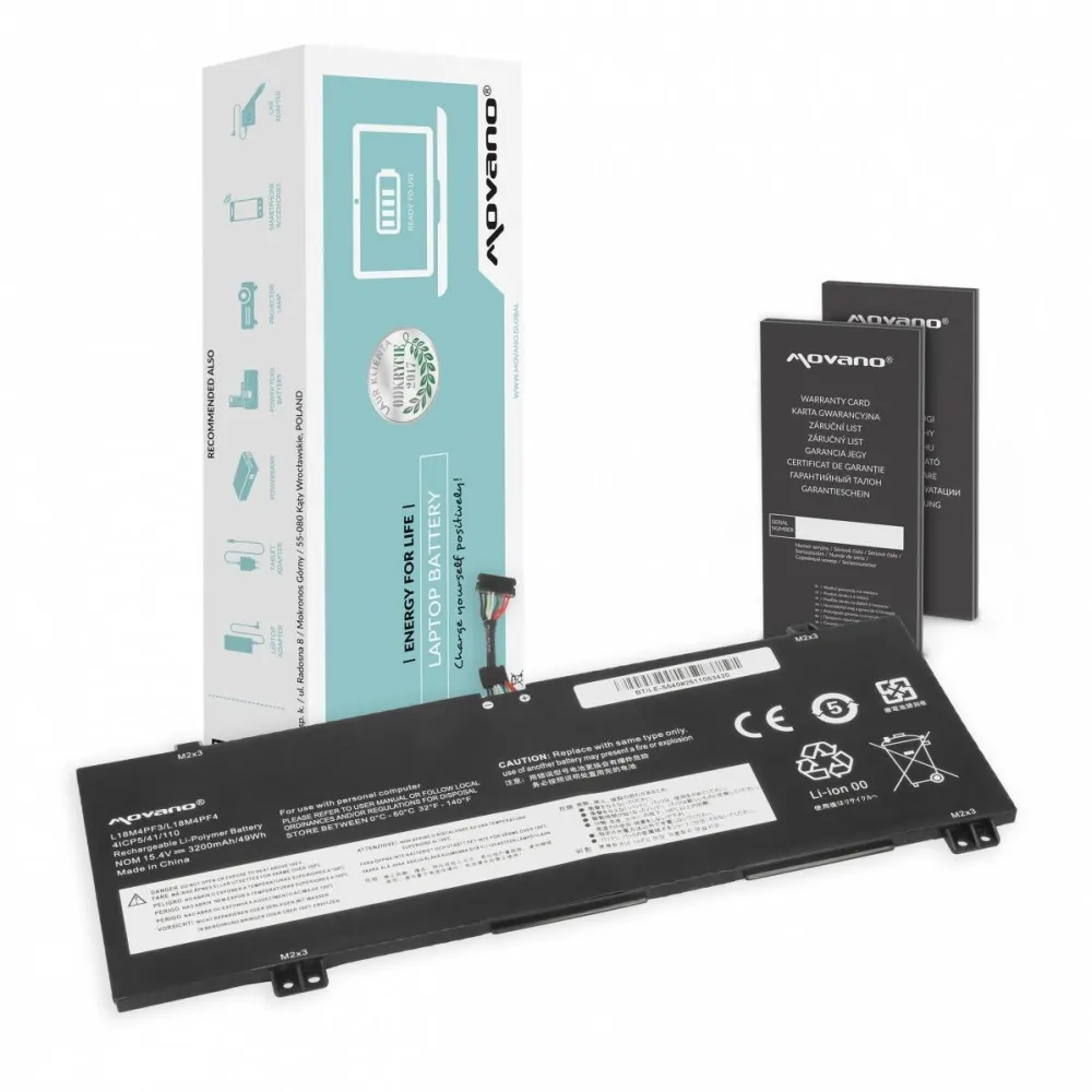 Acumulator Laptop Movano L18M4PF3 L18C4PF4 pentru Lenovo IdeaPad S540 - 3200 mAh (49 Wh)
