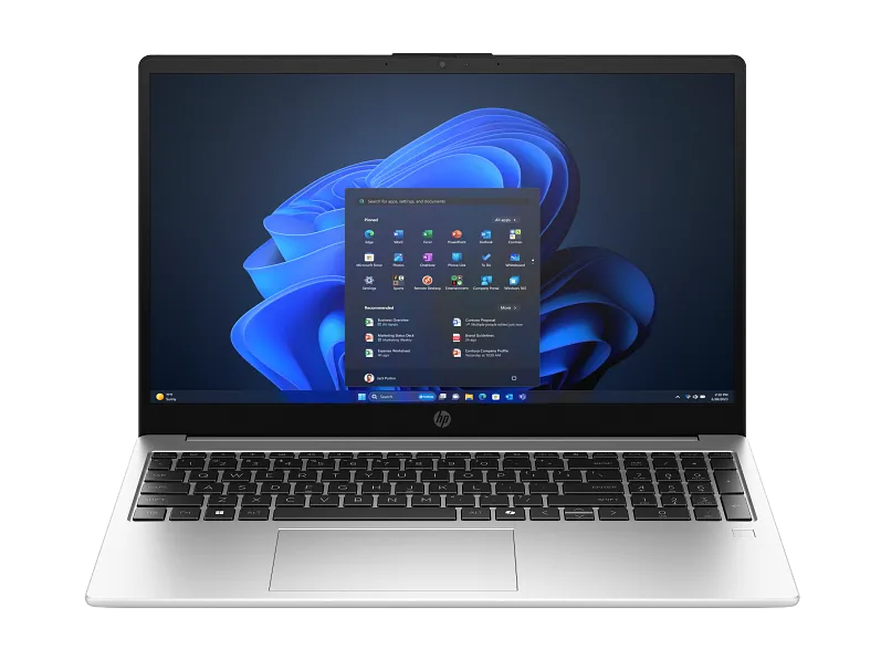 Laptop HP 250R G10 Intel Core 3 100U 39.6 cm (15.6") Full HD 16 GB DDR4-SDRAM 512 GB SSD Wi-Fi 6 (802.11ax) FreeDOS Silver
