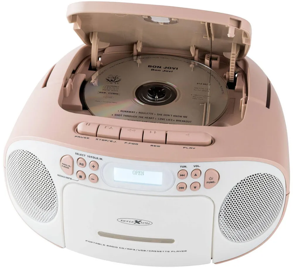 Reflexion Radio portabil Reflexion RCR2260DAB, DAB+, roz, 10, 39x9, 57x6, 02cm