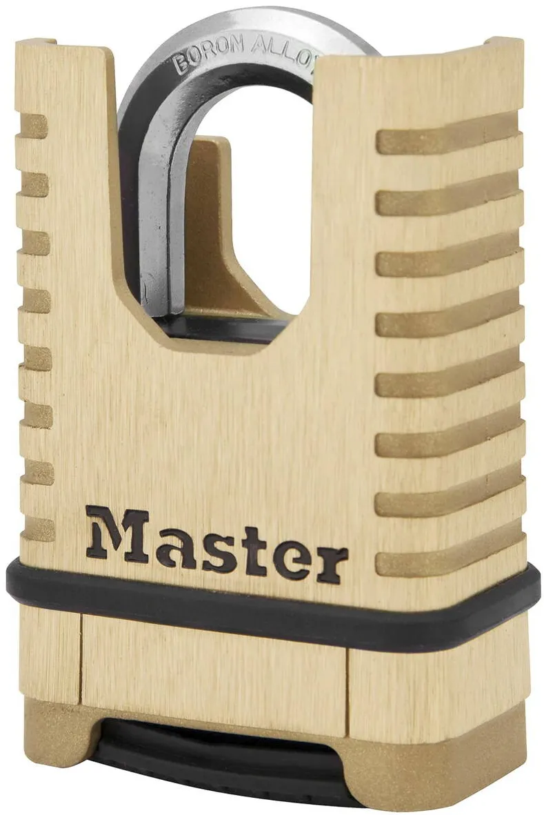 Master Lock Lacat, Masterlock, Excell, Alama, 57x89x29mm, Auriu/Argintiu