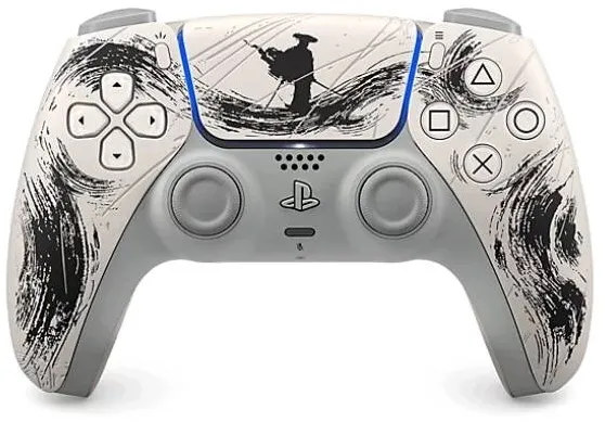 Gamepad Sony Wireless Sony DualSense Ghost of Yotei Black Limited Edition pentru PlayStation 5 Negru/Alb