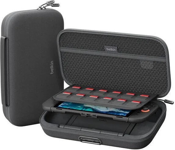 BELKIN Husa incarcare Nintendo Switch 2, carbune, 29.7x15.5x6.4cm