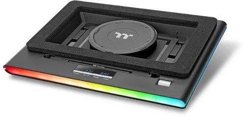 Coolpad Laptop Thermaltake Thermaltake Massive Extreme, 18", 3xUSB, RGB, 415x333x64mm, negru