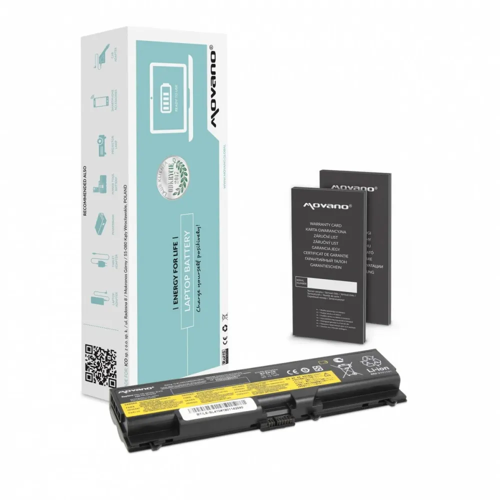 Acumulator Laptop Movano 42T4795 pentru Lenovo ThinkPad T410 T420 T510 - 4400 mAh (48 Wh)