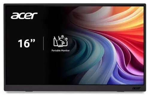 Monitor Acer portabil Acer PM161Wbmiuux, 15,6", IPS, Full HD, negru