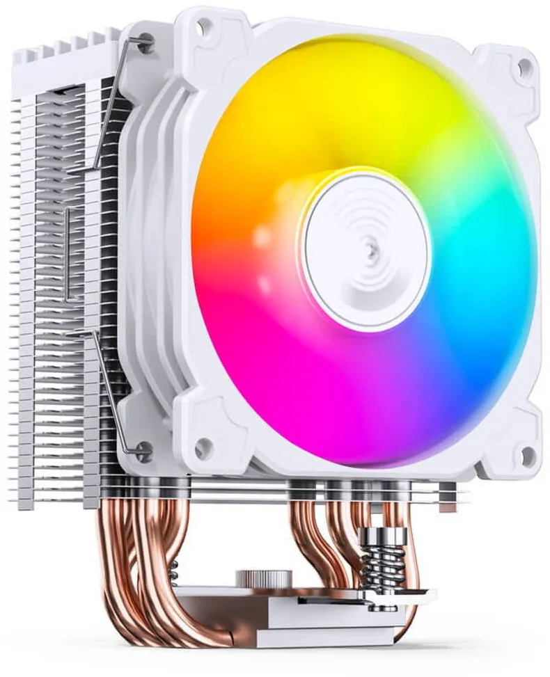 Cooler Jonsbo CR-1400E ARGB White procesor, single tower, 160 W TDP, iluminare ARGB, 92mm, alb