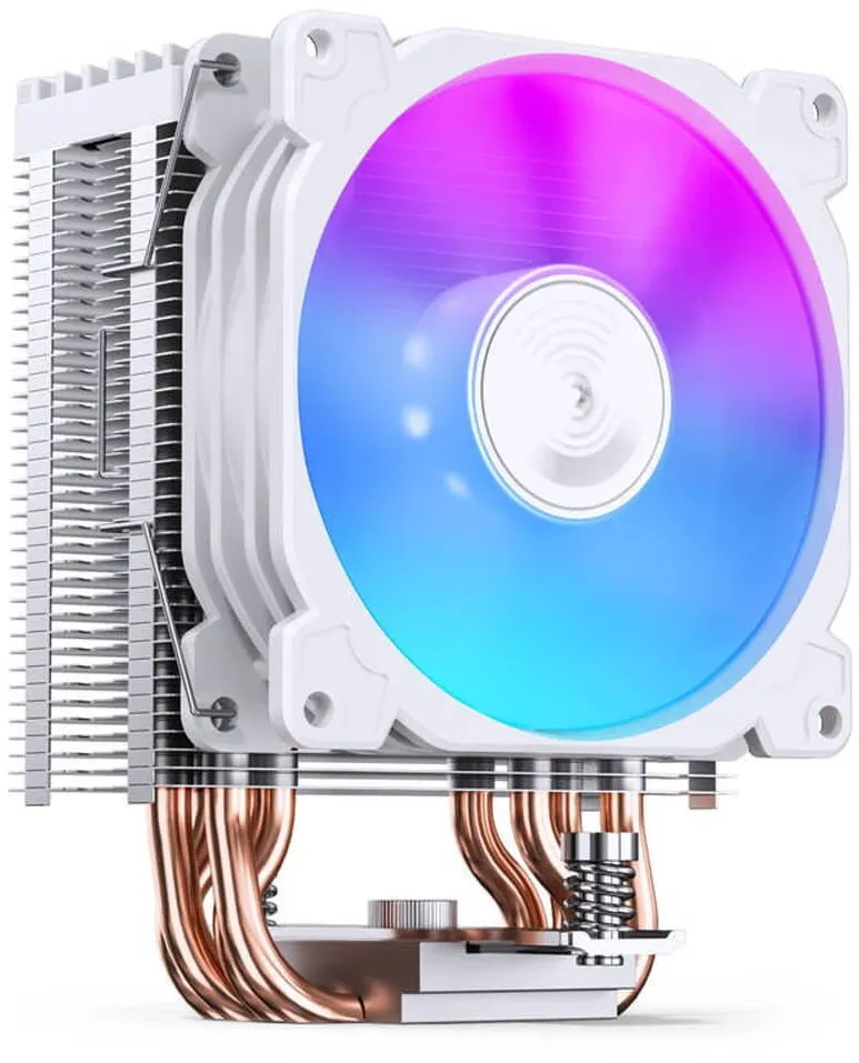 Cooler Jonsbo procesor CR-1400 E White, RGB, single tower, 160 W TDP, 92mm, alb