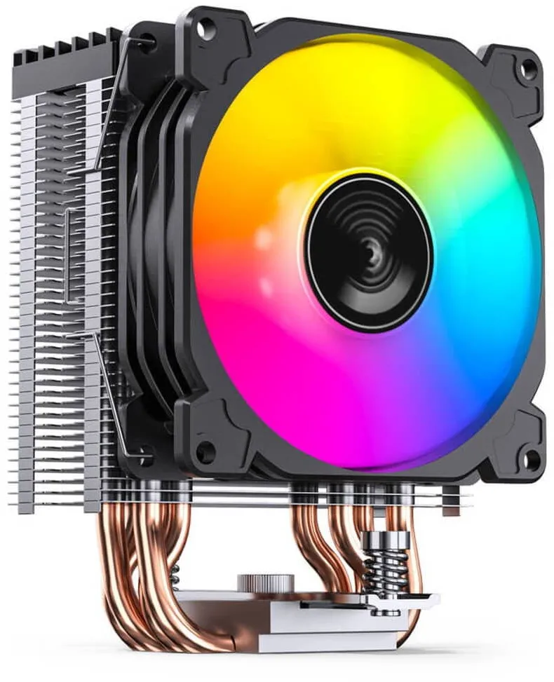 Cooler Jonsbo CR-1400E ARGB White procesor, single tower, 160 W TDP, iluminare ARGB, 92mm, negru